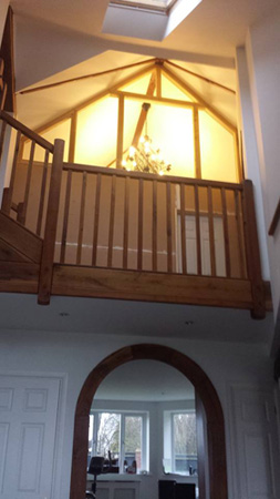 Structural Joinery Ltd - Carpentry and Construction Structural Joinery Ltd - Oak Ballustrade Handmade